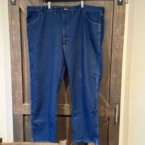 Wrangler Five Star Men's Deep Blue Stretch Jeans Size 48 X 30 NEW/NWT